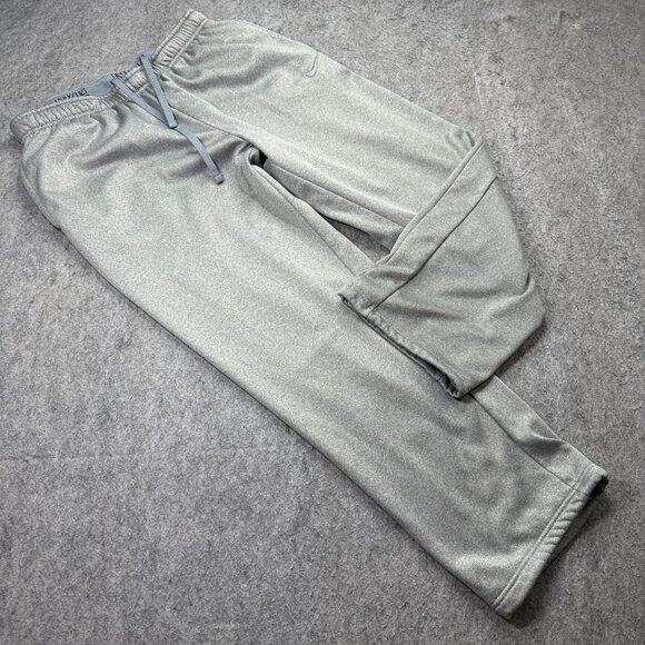 Nike THERMA-FIT KO Sweatpants Men 2XL XXL Gray Adjustable Leg 30" Knockout - Picture 1 of 16